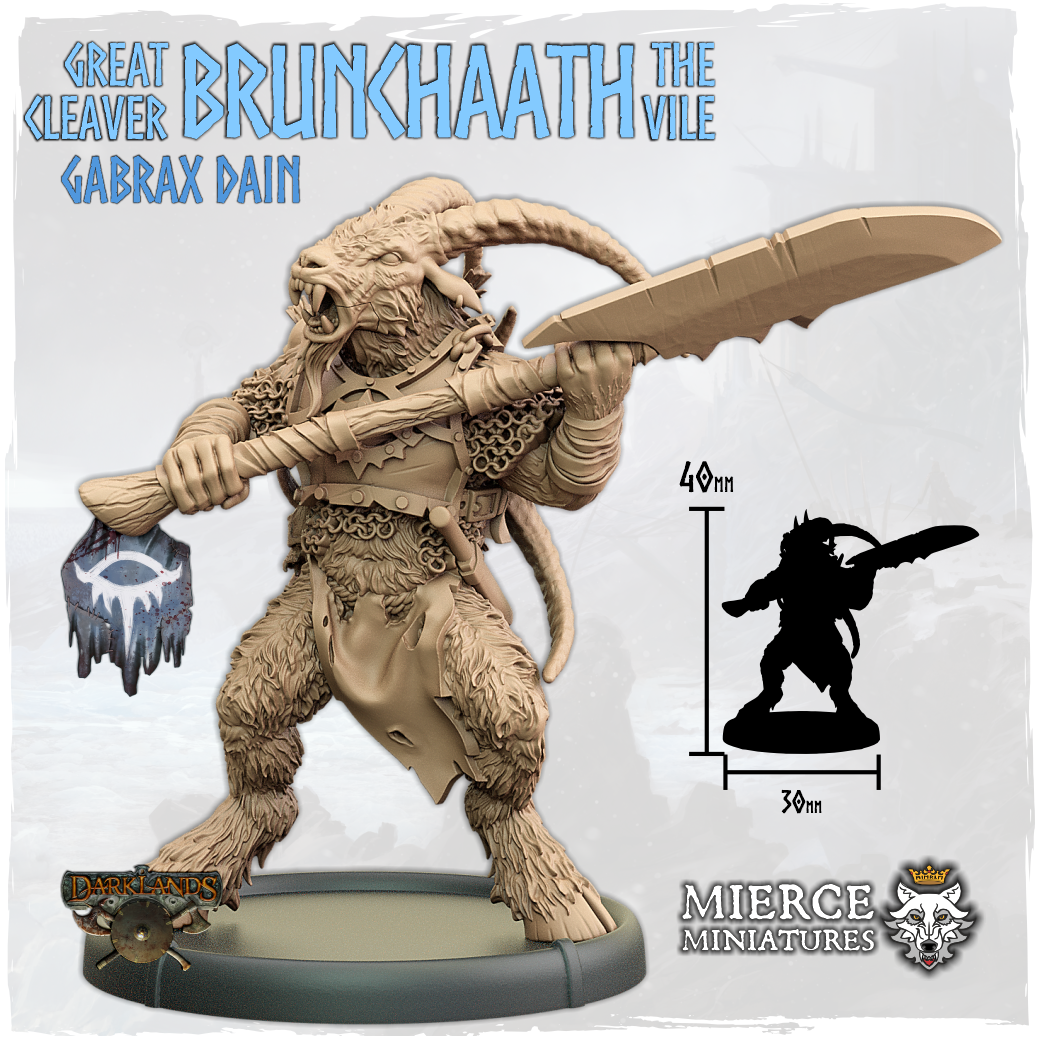 Great Cleaver Brunchaath the Vile, Gabrax Dain on Hoof