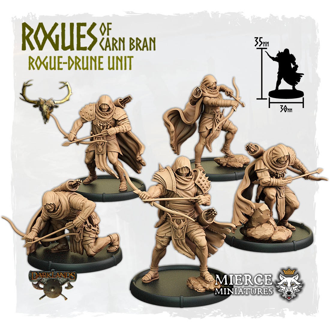 Rogues of Carn Bran, Rogue-Drune Unit (5x warriors w cmd)