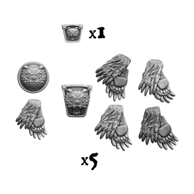 Duguth Ēored Beornica Pack (5x warriors)