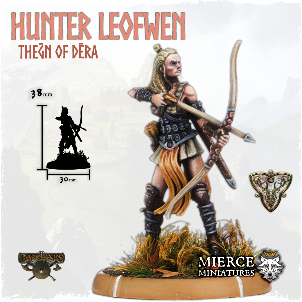 Hunter Leofwen, Theḡn of Dēra on Foot