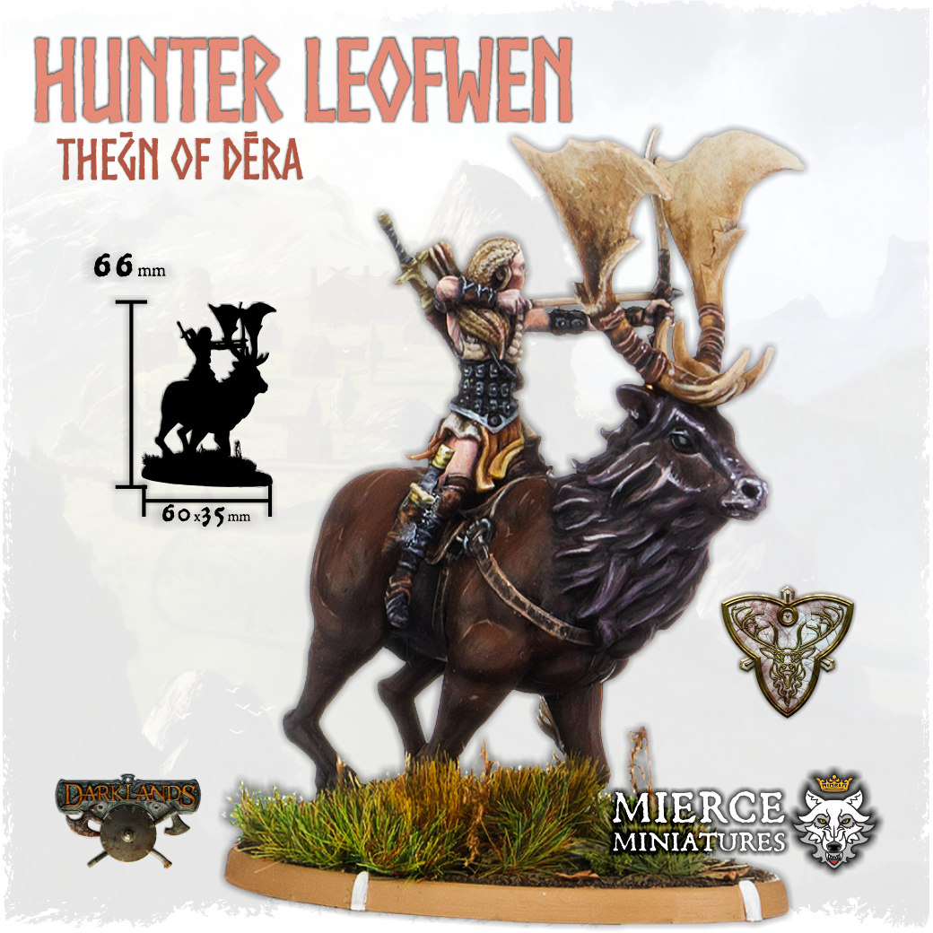 Hunter Leofwen, Theḡn of Dēra on Great Hart