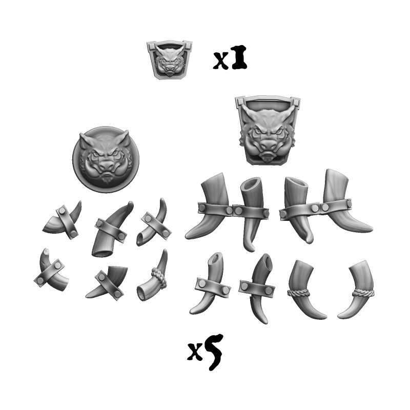 Duguth Ēored Eofora Pack (5x warriors)