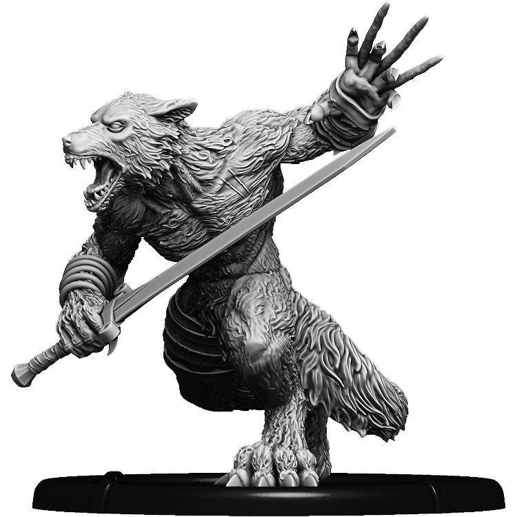 Cenric, Sweord and Claw Wælwulf Warrior