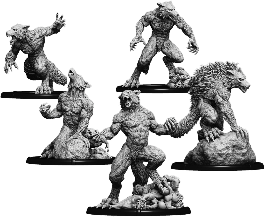 Wulfric's Pack, Wælwulf Unit (5x warriors w cmd)