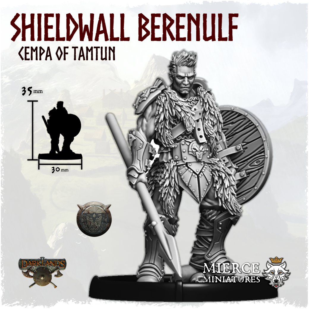 Shieldwall Berenulf Wulfshead, Cempa of Tamtun on Foot