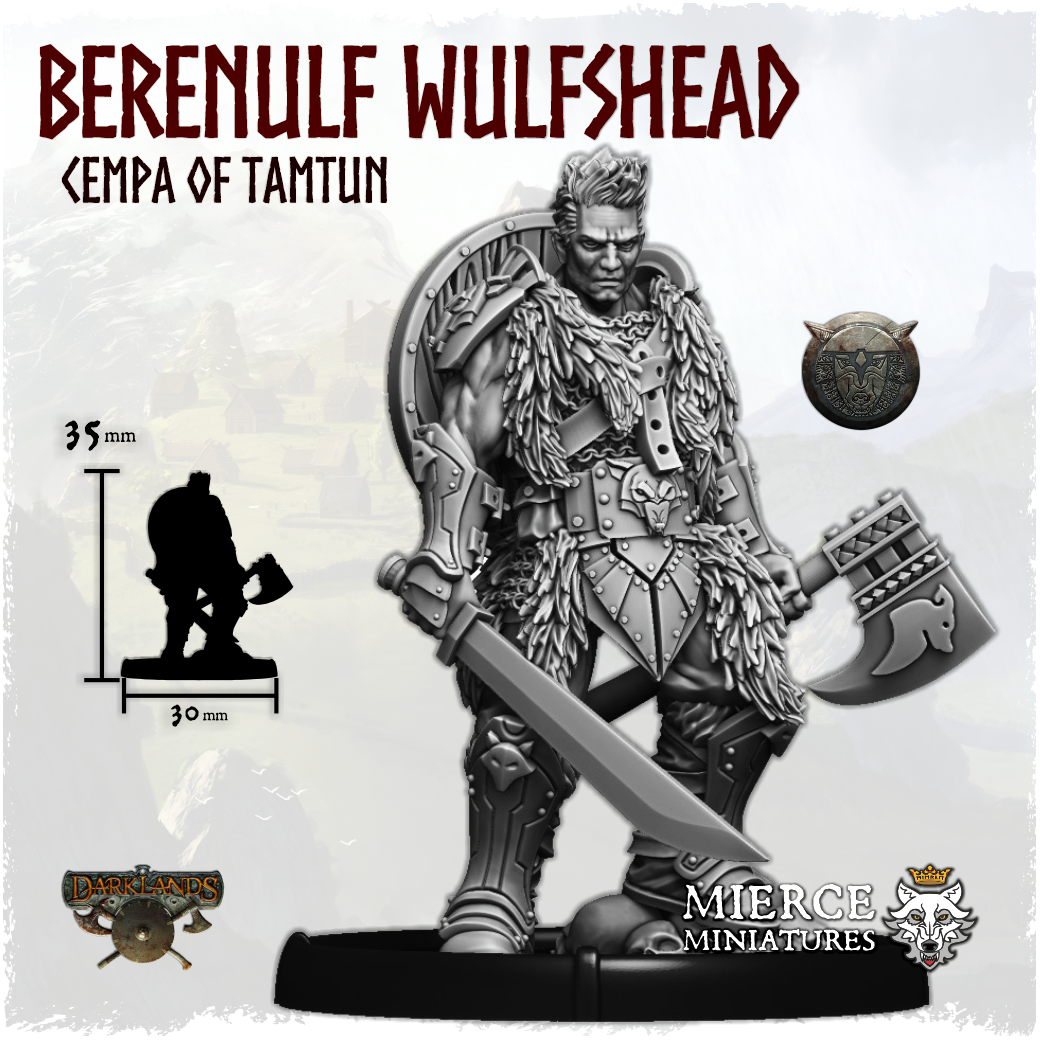 Berenulf Wulfshead, Cempa of Tamtun on Foot