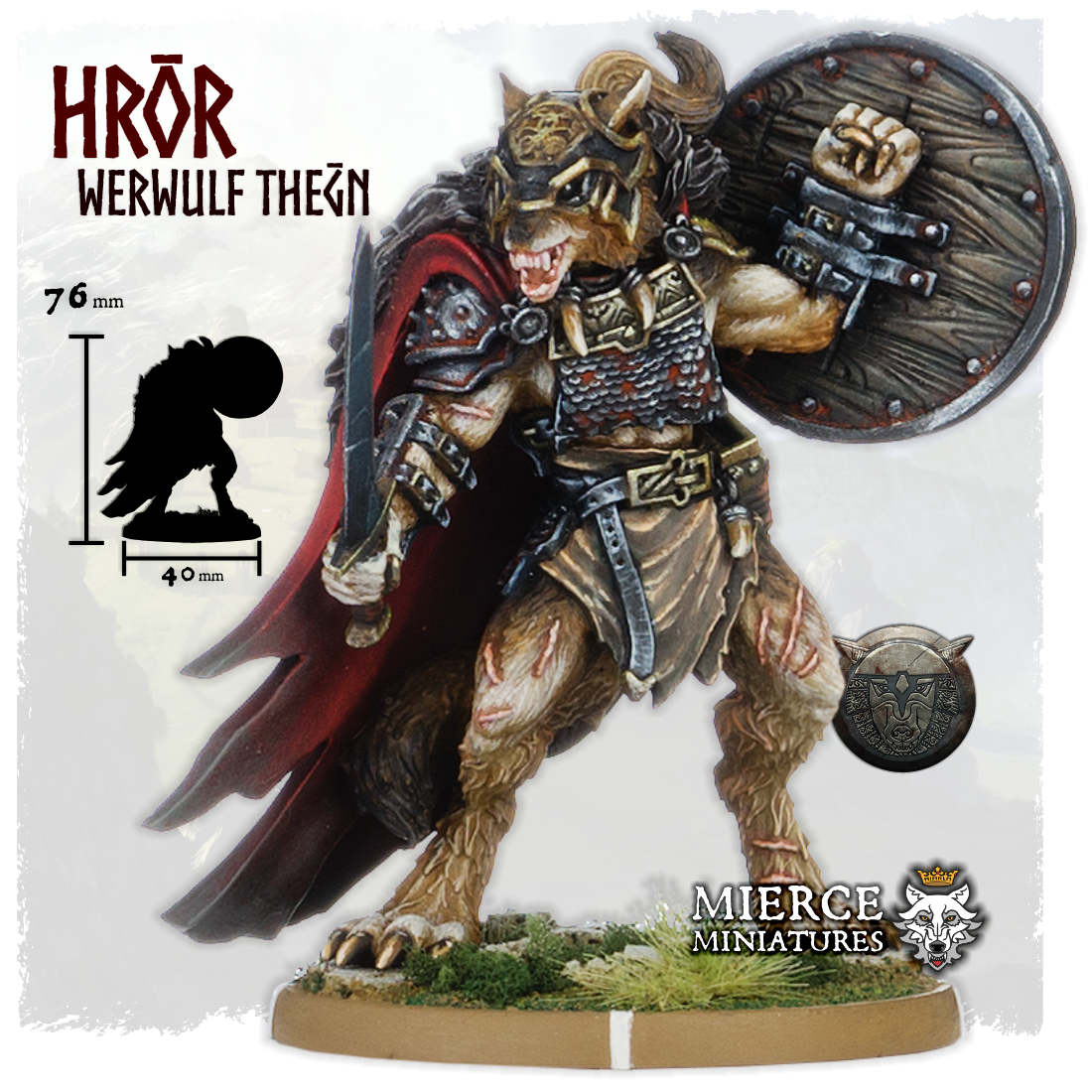 Hrōr, Werwulf Theḡn