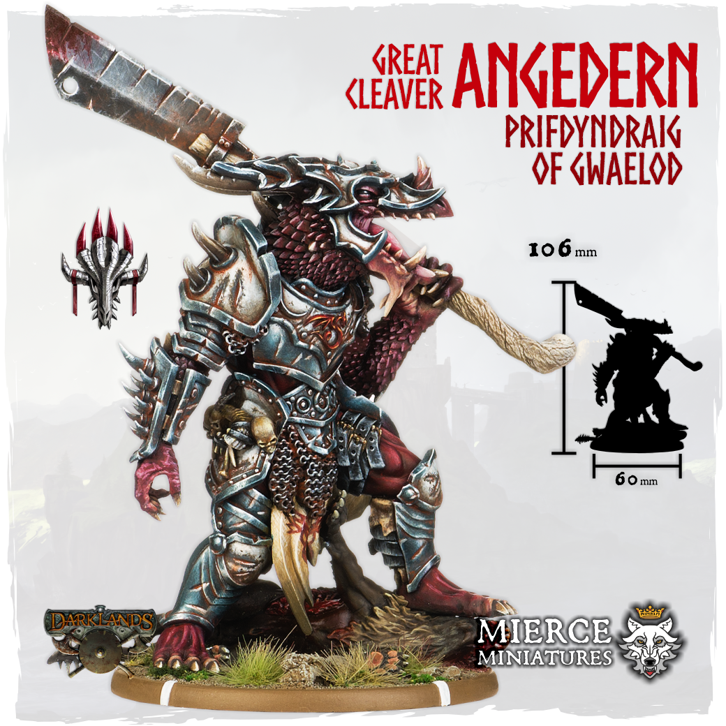 Great Cleaver Angedern, Prifdyndraig of Gwaelod