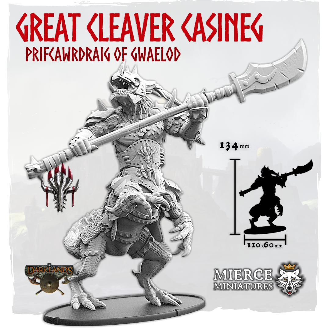 Great Cleaver Casineg, Prifcawrdraig of Dugadw