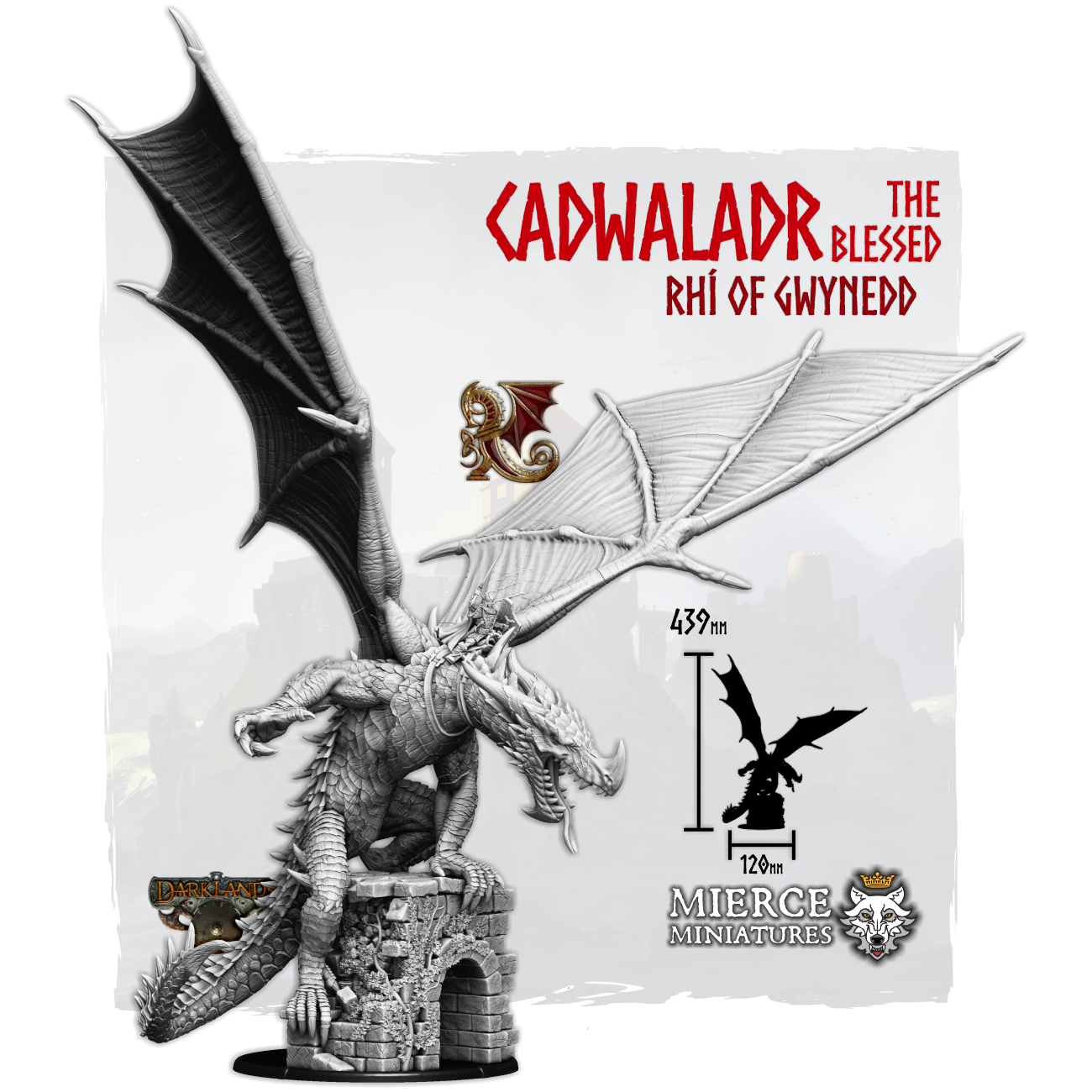 Cadwaladr the Blessed, Rhi of Gwynedd on Draiggoch