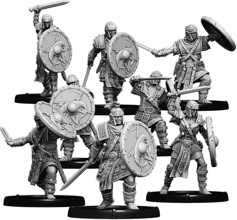 Aux III Janus, Auxiliarius Contubernium (8x warriors w cmd)