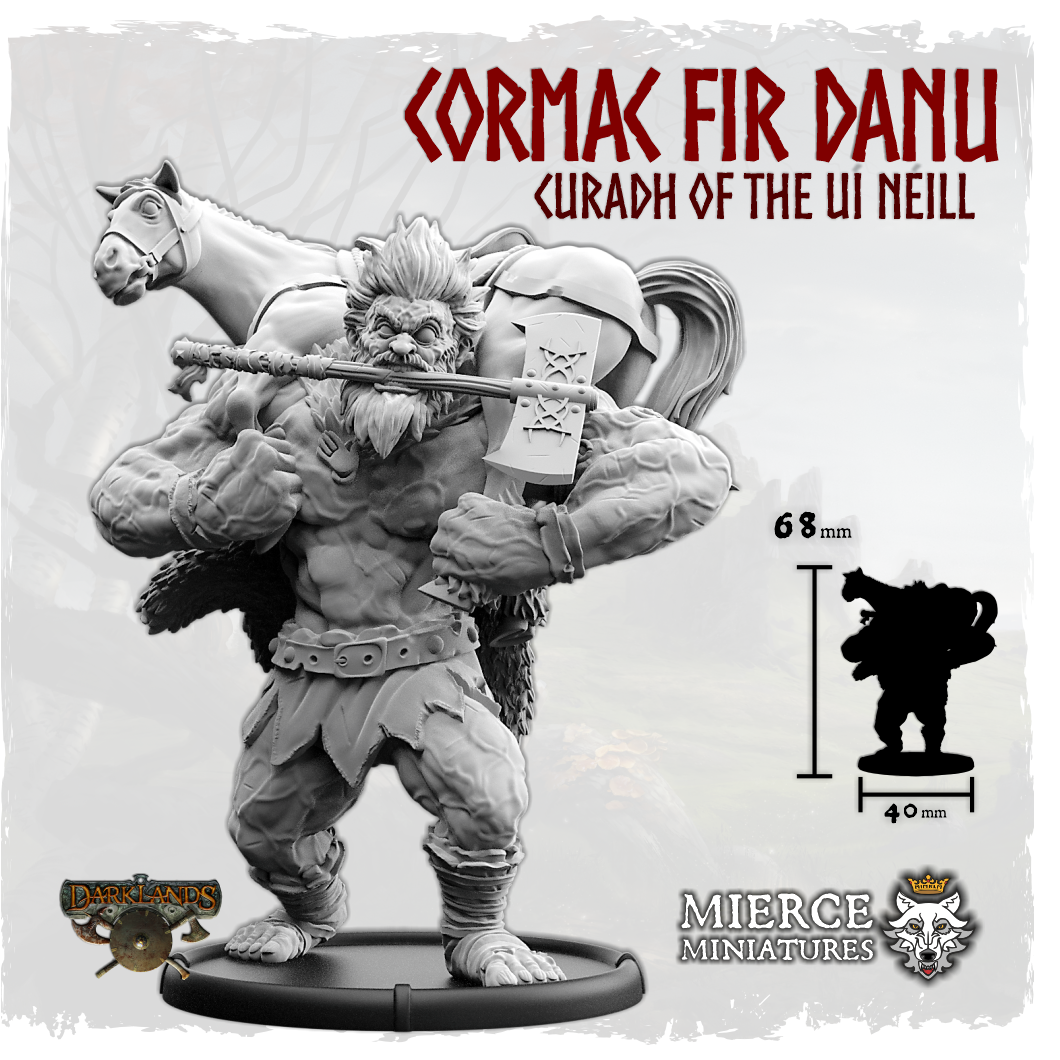 Cormac Fir Danu, Curadh of the Uí Néill Carrying his Horse