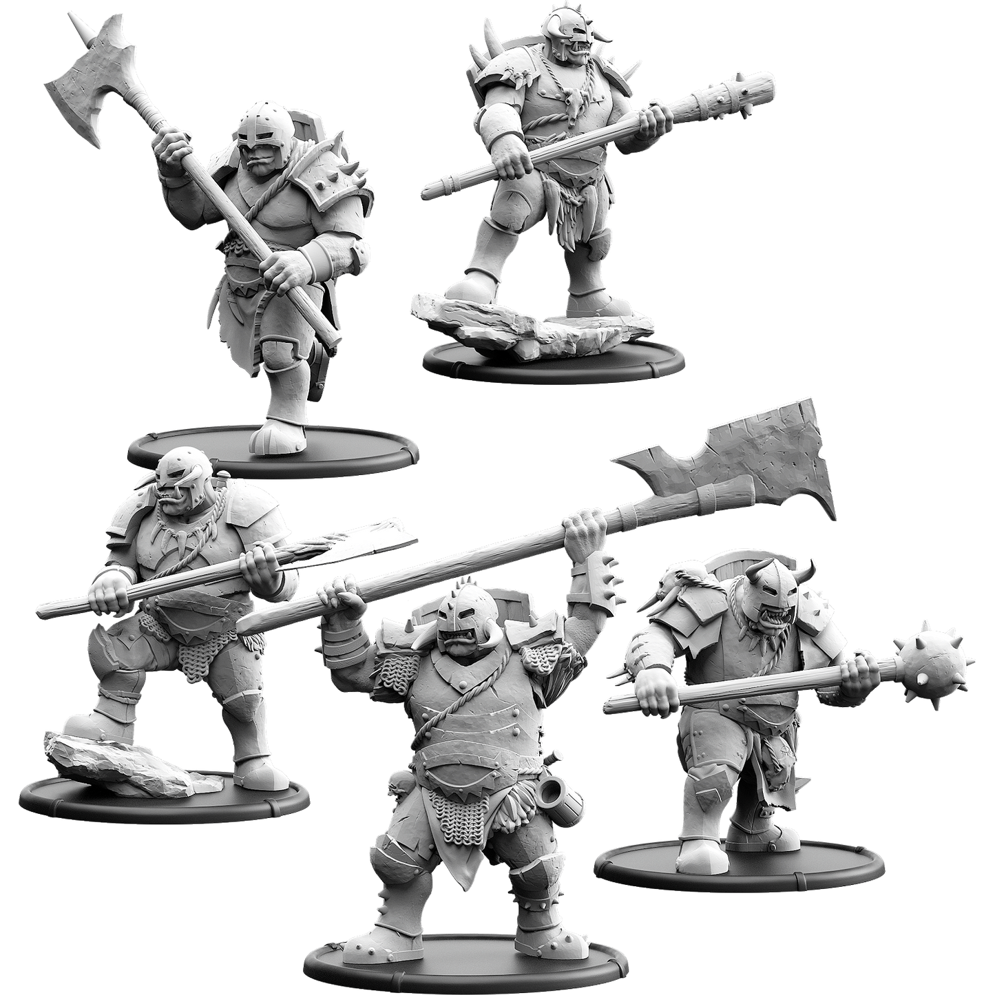 Gonraad's Mob, Great Club Ograx of Baalor Unit (5x warriors)