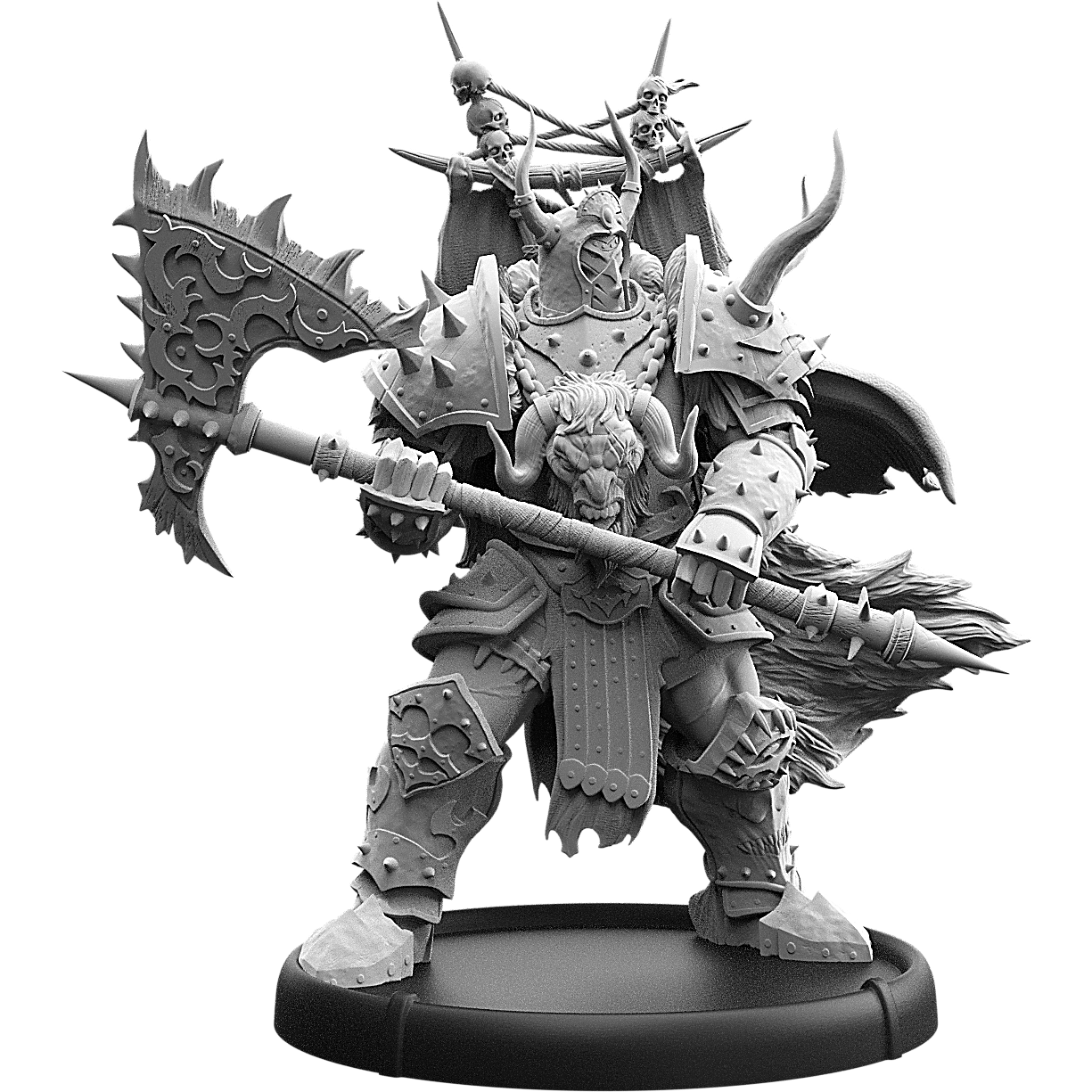 Great Axe Rikkaard, Champion of Baalor on Foot
