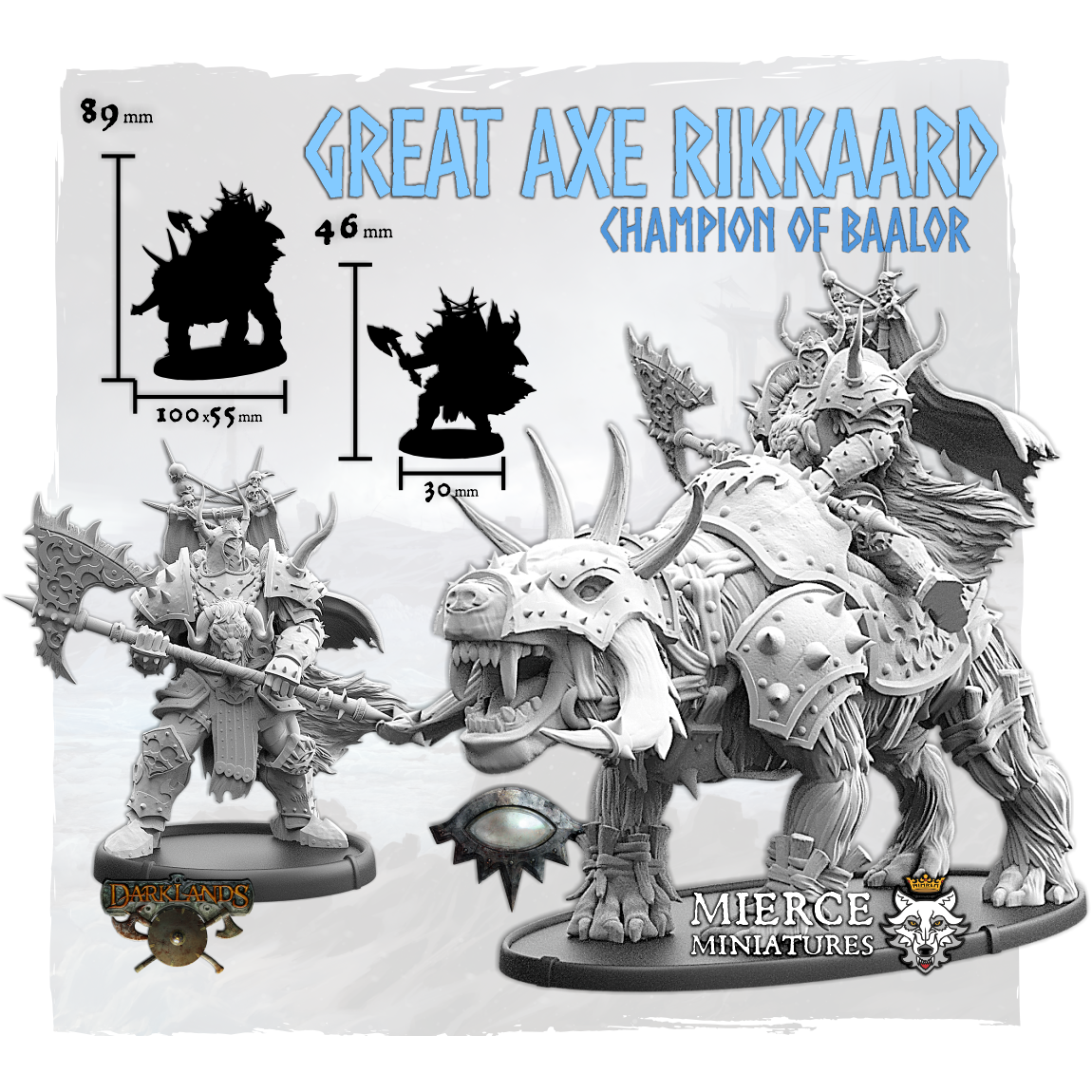 Great Axe Rikkaard, Champion of Baalor on Foot and on Theracx