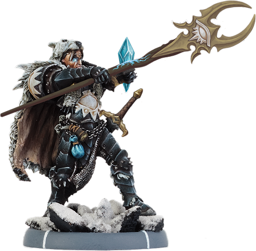 Ice Staff Maagaan, Warlock of Baalor on Foot