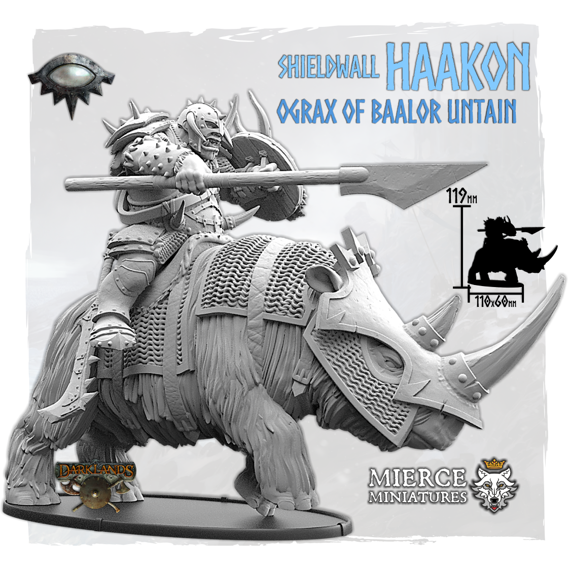 Shieldwall Haakon, Ograx of Baalor Untain on Srónocx