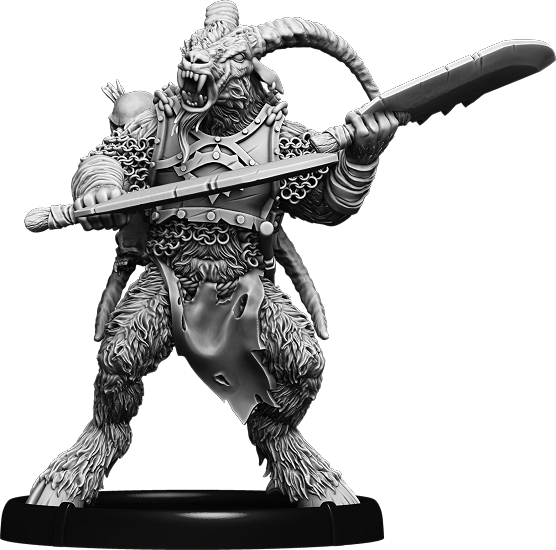 Two Cleaver Brunchaath the Vile, Gabrax Dain on Hoof