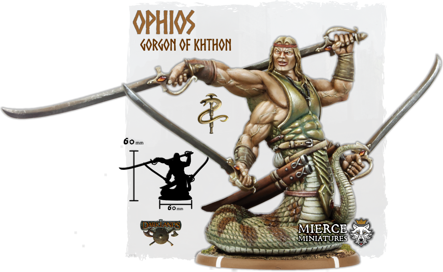 Helmed Ophios, Gorgon of Khthon
