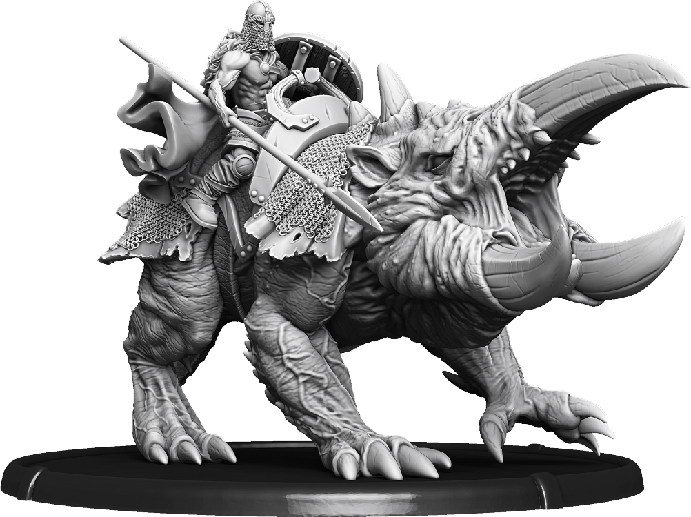 Spearman Steinn the Bold, Seggr of Hrafnen on Grundtroll