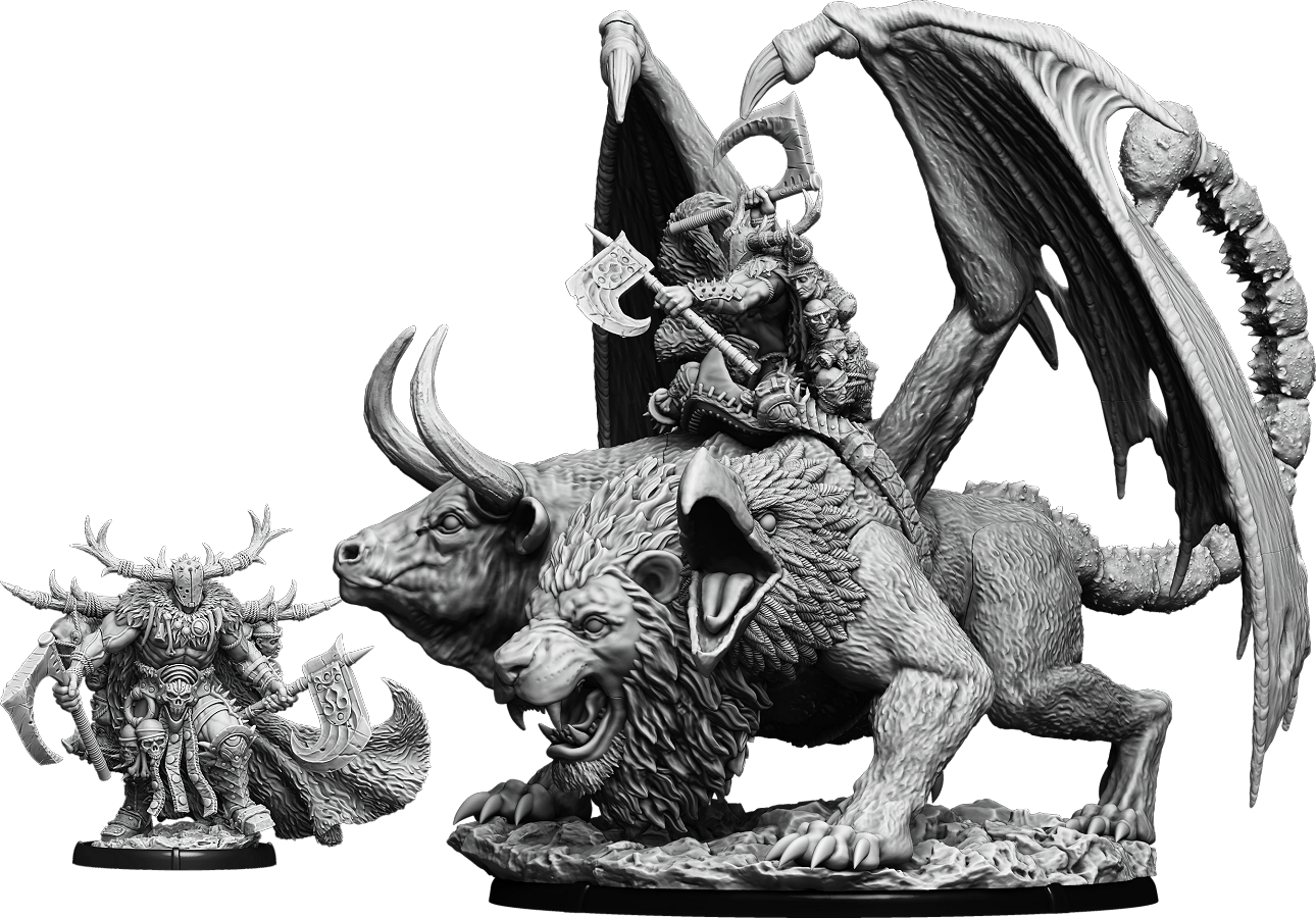 Garth of Kernow, Kill-Drune on Foot and on Chimaera