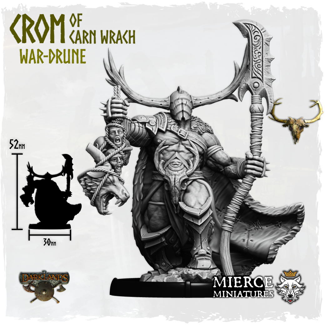 Crom of Carn Wrach, War-Drune on Foot