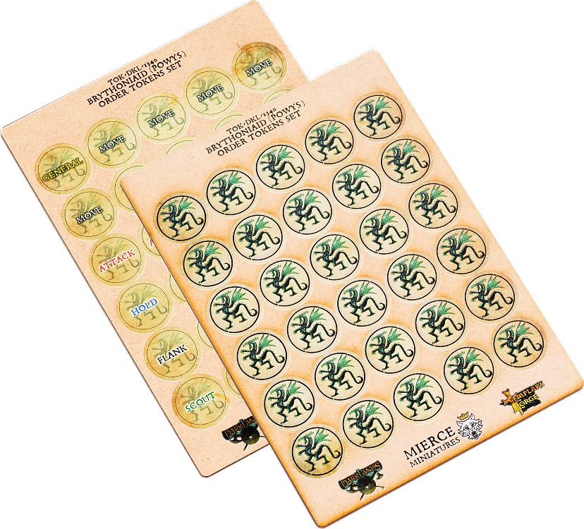 Darklands Brythoniaid (Powys) Order Tokens Set