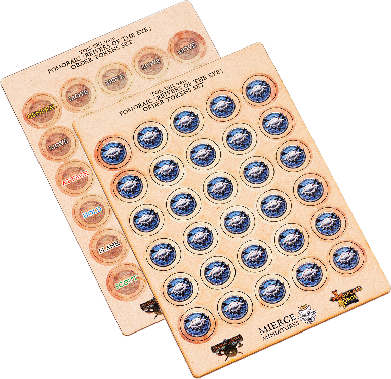 Darklands Fomoraic (Reivers of the Eye) Order Tokens Set