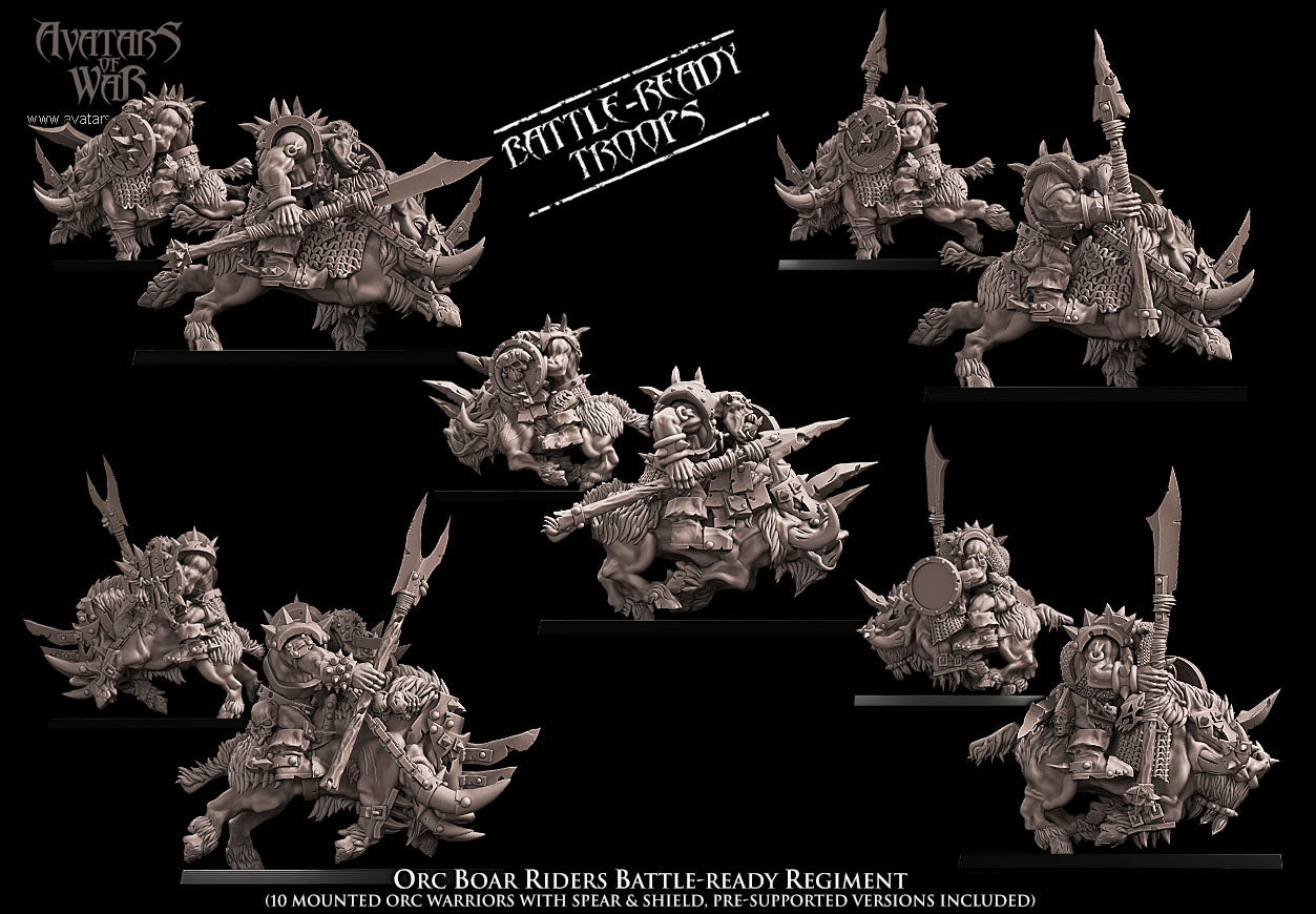 Orc Boar Rider Regiment