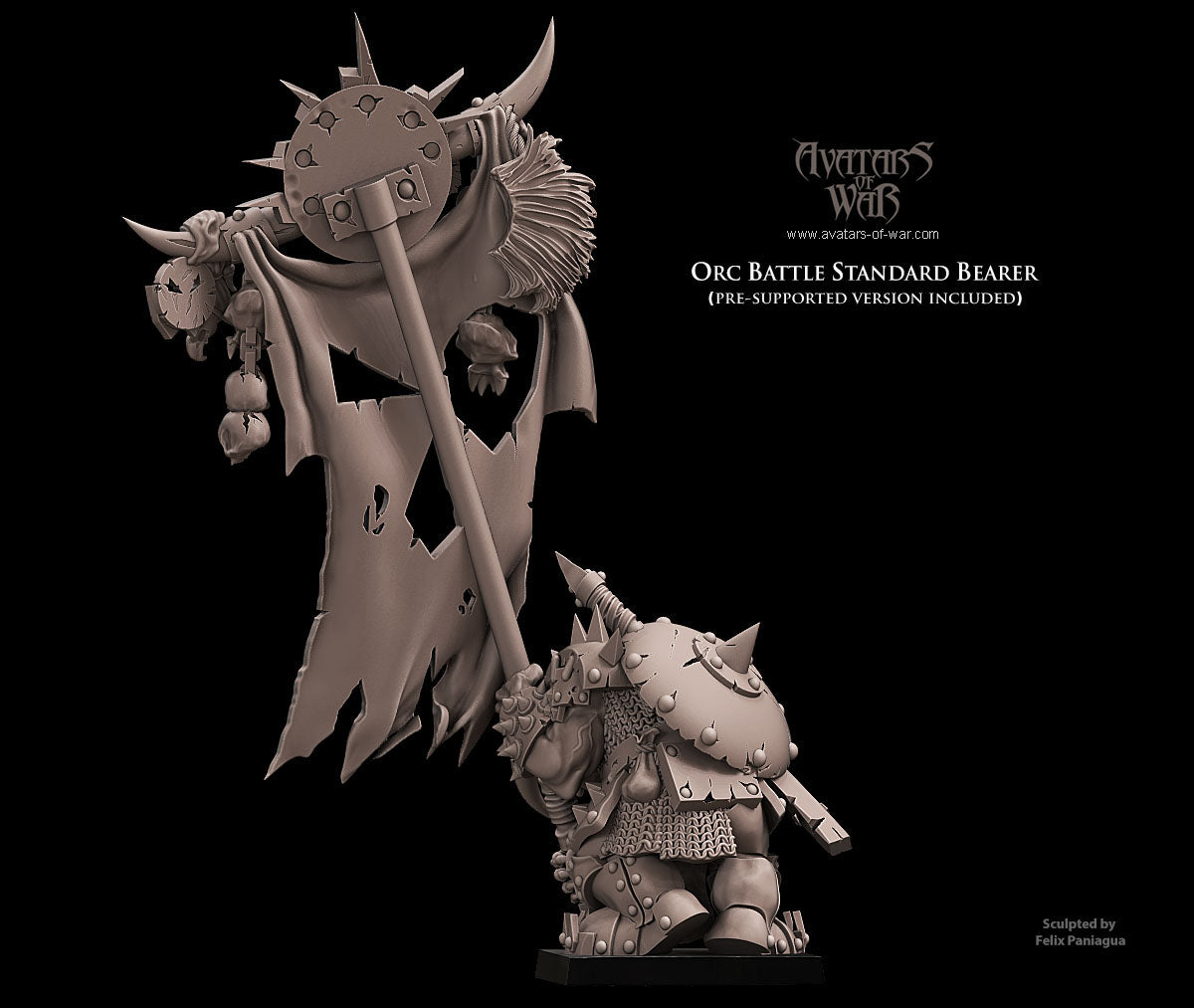 Orc Battle Standard Bearer
