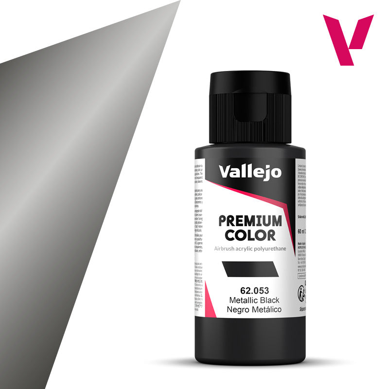 Vallejo Premium Color Metallic Black (60ml)