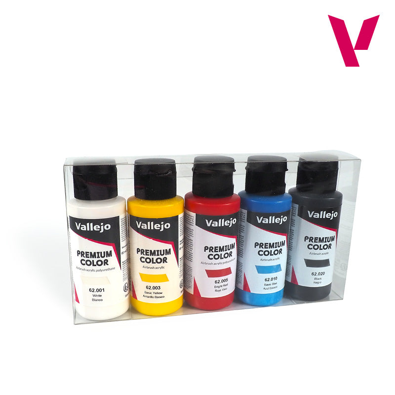 Vallejo Premium Color Opaque Basics Set
