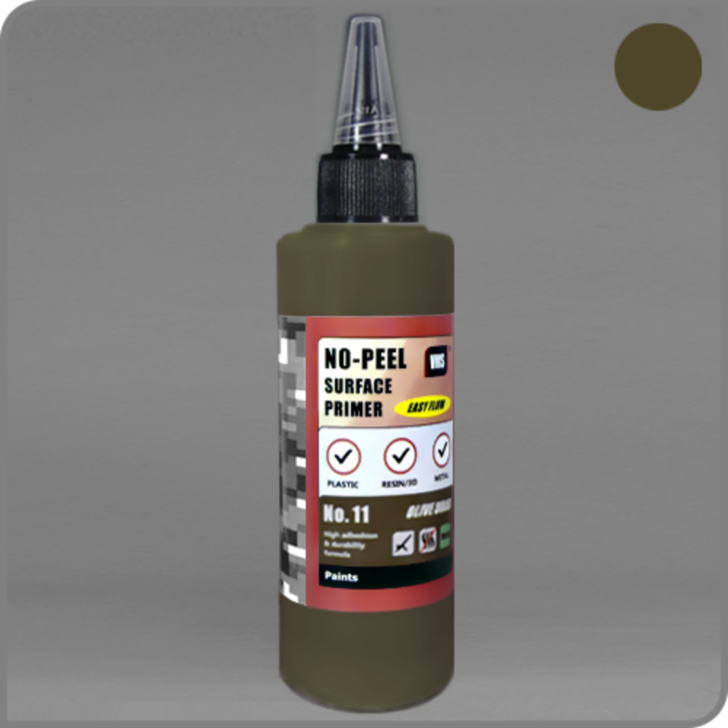 VMS No-Peel Primer Olive Drab (100ml)