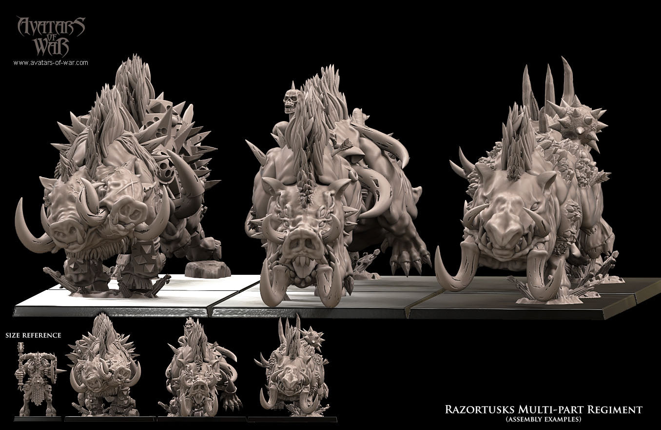 Razortusks Multi-Part Regiment