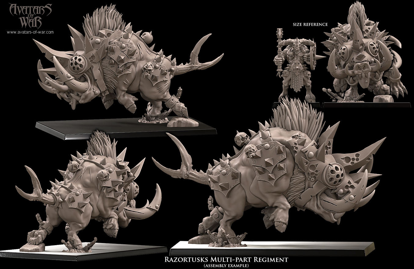 Razortusks Multi-Part Regiment