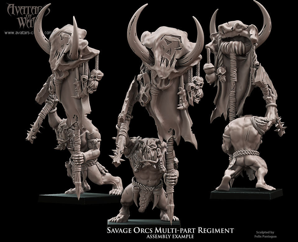 Savage Orc Multi-Part Regiment