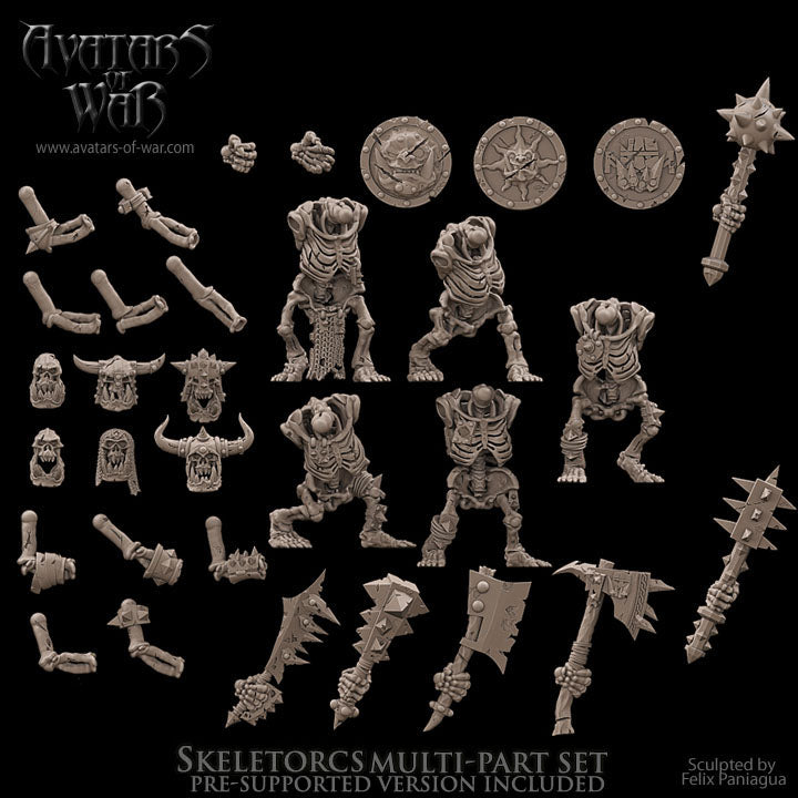 Orc Skeletons Multi-Part Regiment