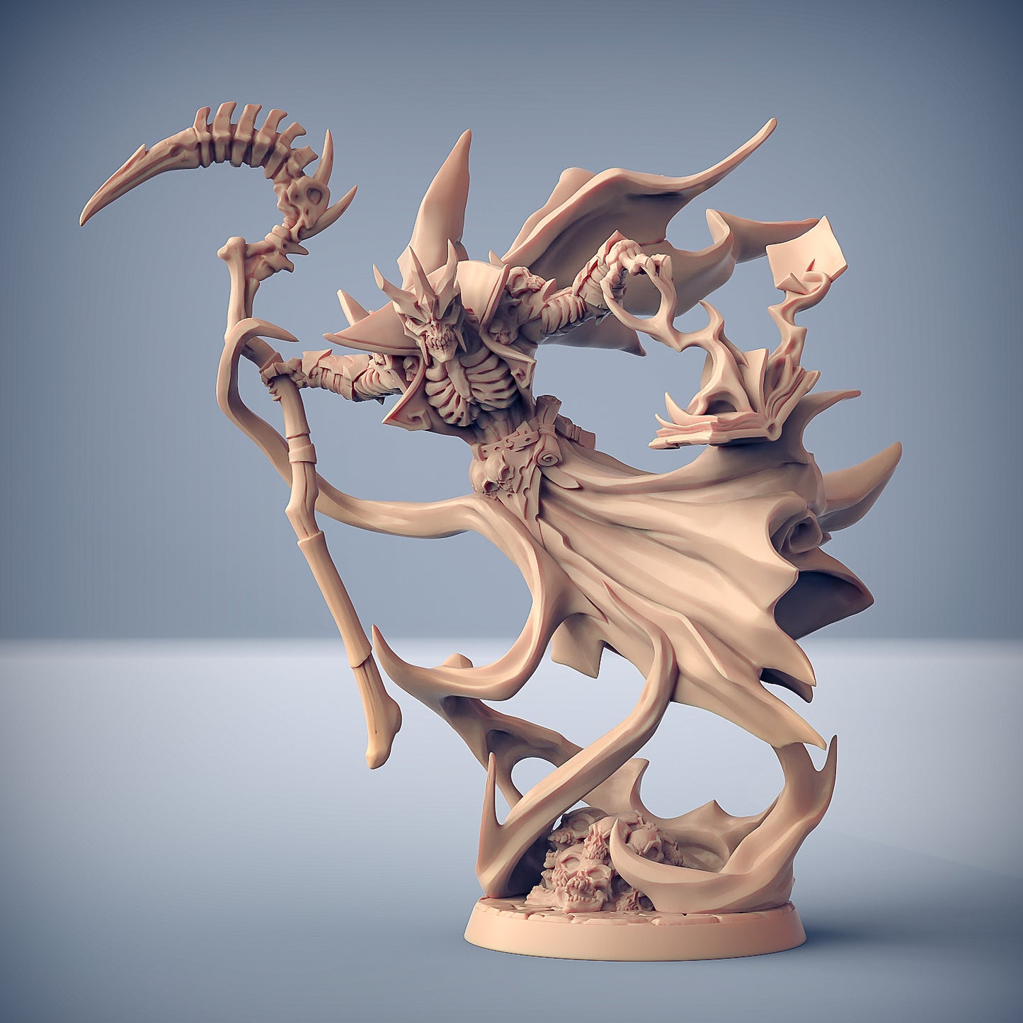 Skulkator the Lich with scenic base