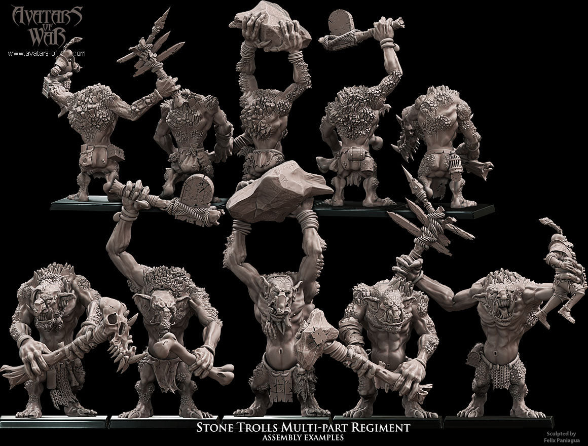 Stone Troll Multi-Part Regiment