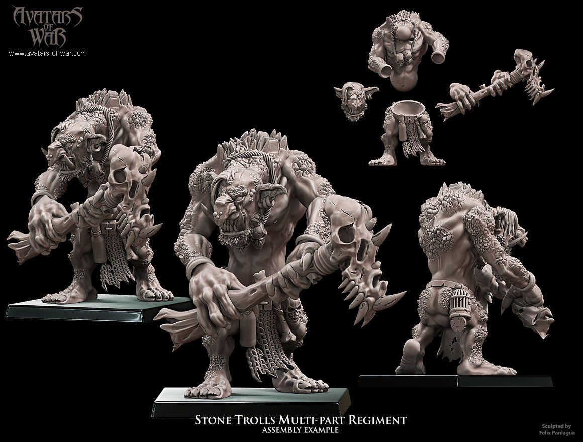 Stone Troll Multi-Part Regiment