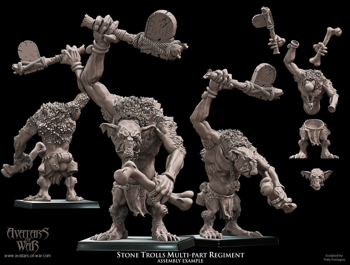 Stone Troll Multi-Part Regiment