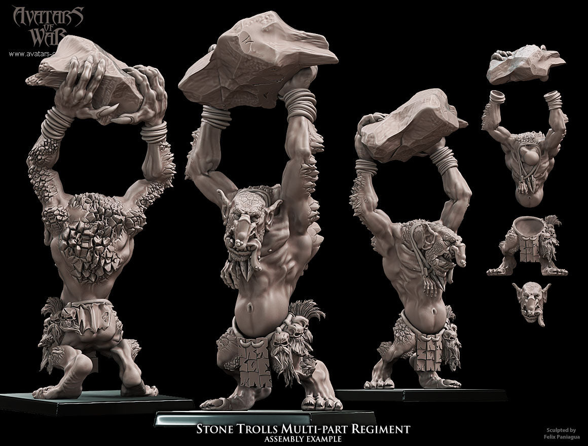 Stone Troll Multi-Part Regiment