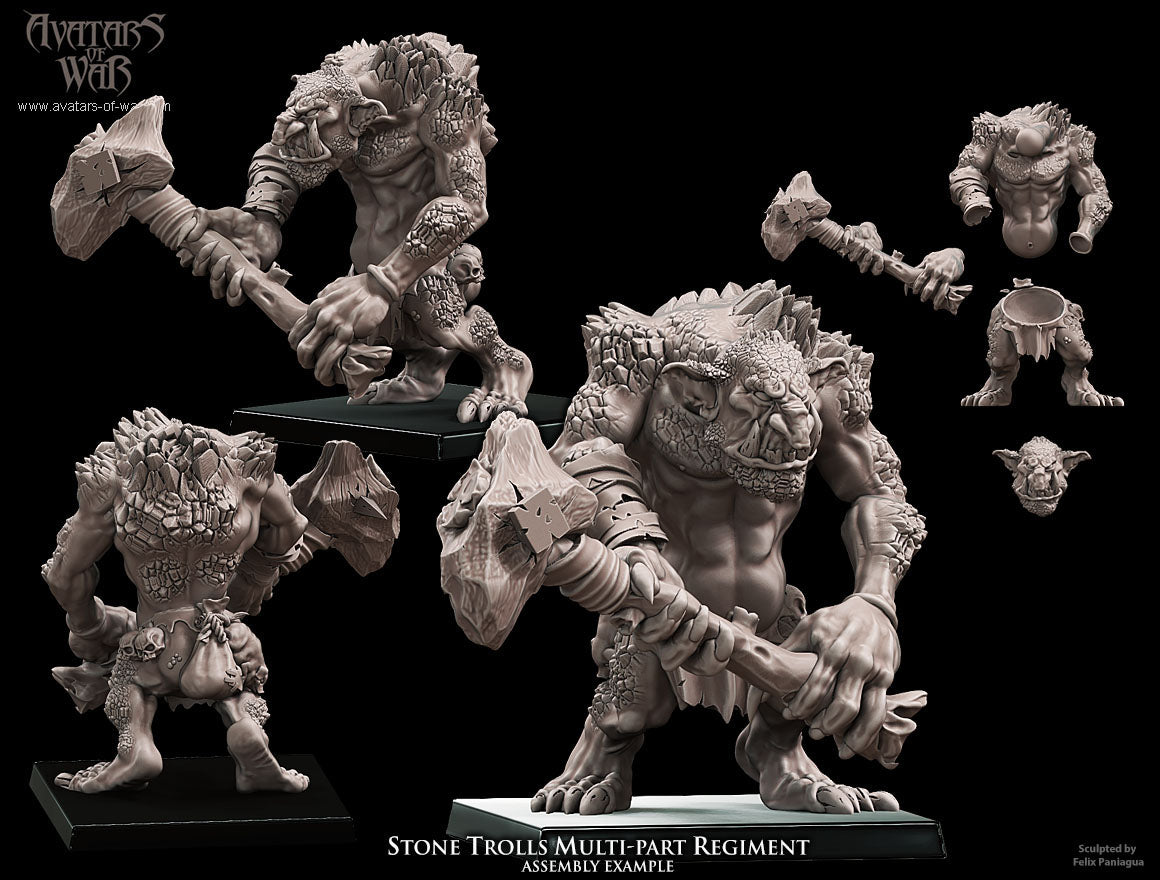 Stone Troll Multi-Part Regiment