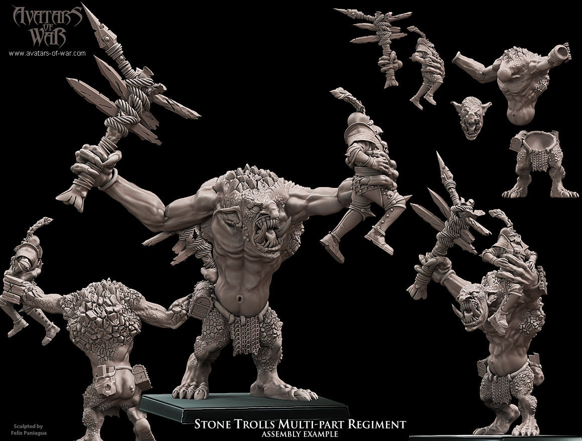 Stone Troll Multi-Part Regiment