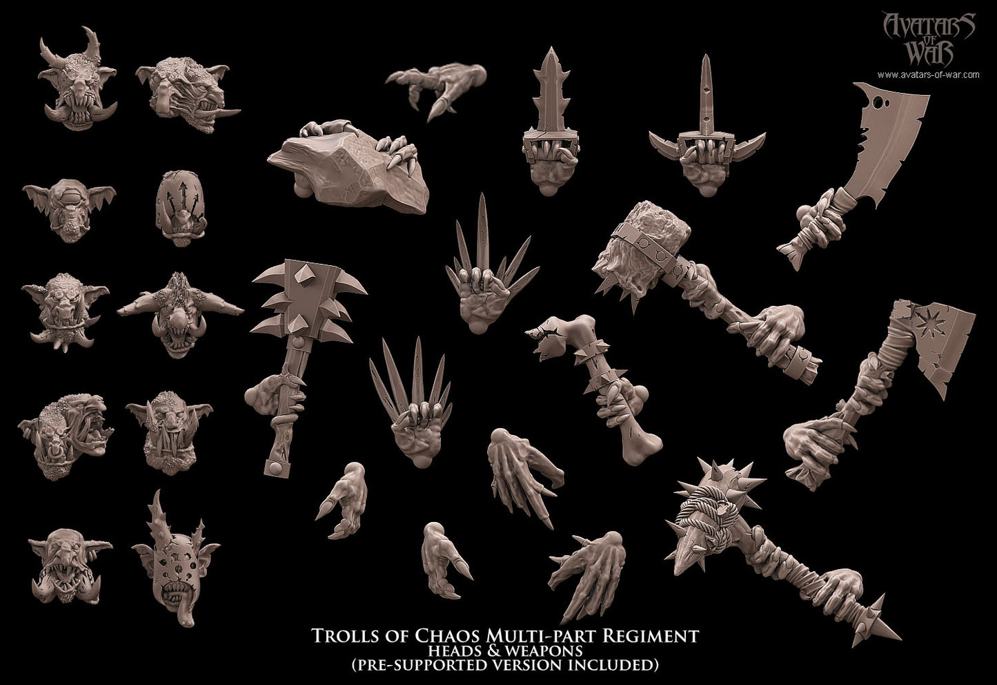 Trolls of Chaos Multi-Part Regiment