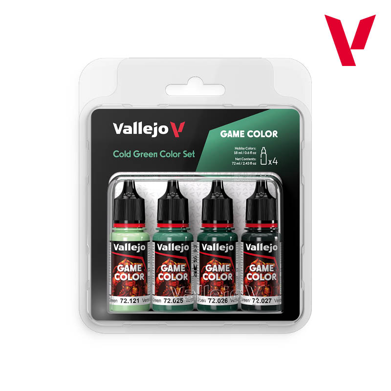 Vallejo Game Color Cold Green Colours Set