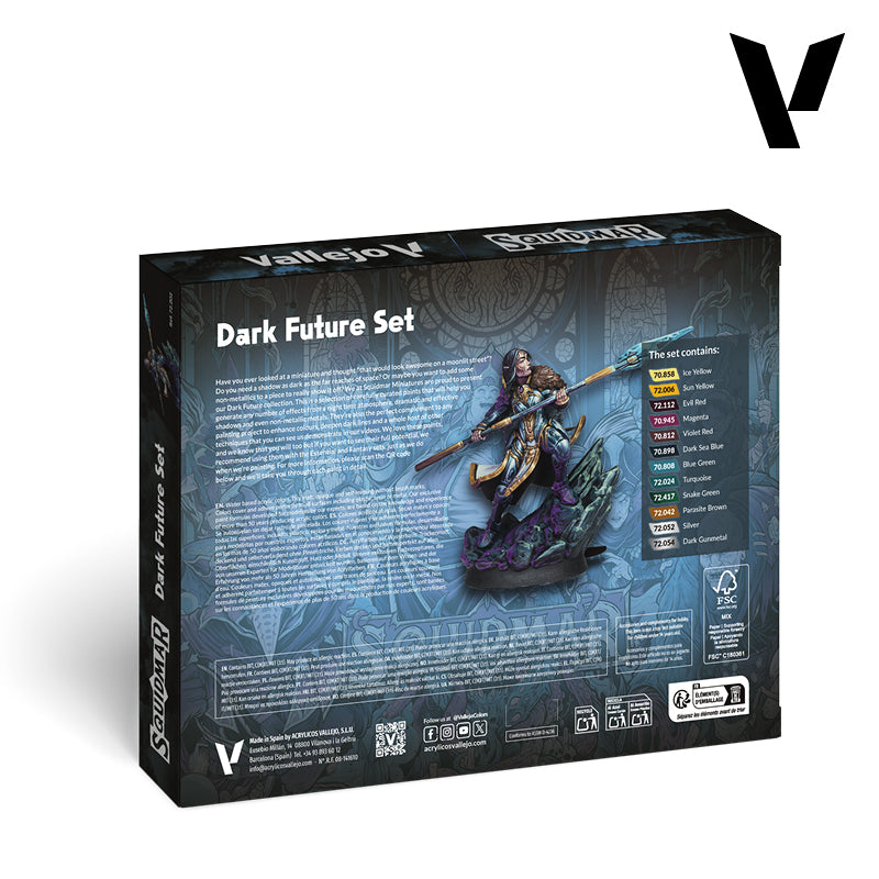 Vallejo Squidmar Dark Future Paint Set