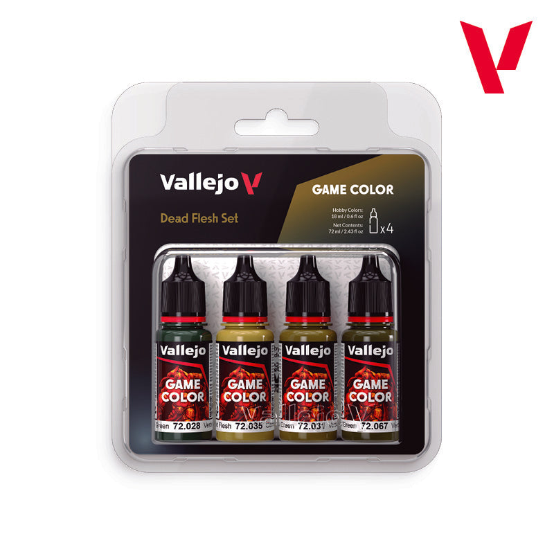 Vallejo Game Color Dead Flesh Colours Set