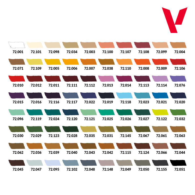Vallejo Game Color Foundation Case