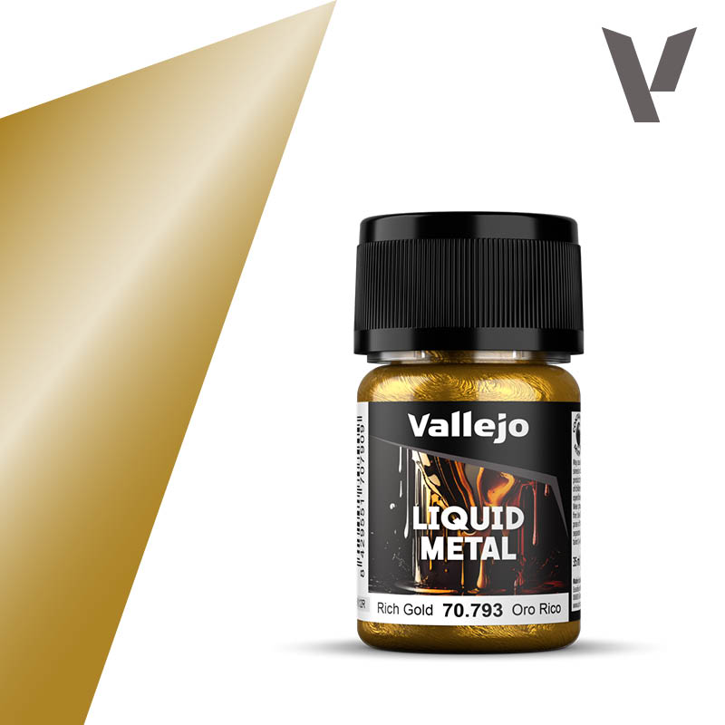 Vallejo Liquid Metal Rich Gold